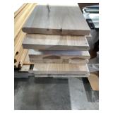Mixed Unfinished 1" Hickory Stair Treads x 18