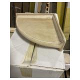 Cast Stone Flared Corner Shelf x 10