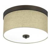 Ashley 2-Bulb Flush Mount in Bronze