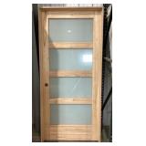 36" x 80" RH 4-Lite White Cedar Interior Door