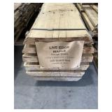 Live Edge Maple Rough Sawn Lumber x 140 bd ft