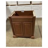 30" x 34.5" Dark Brown Vanity Sink Base