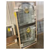 Pellaï¿½ Brown Twin Fixed Arch Top Window Unit