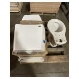 Pallet of Mixed Toilet Tanks with Bowl