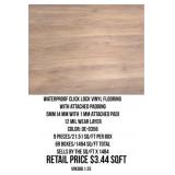 Waterproof Click Lock Vinyl Flooring x1484 SF