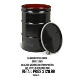 55 Gallon Steel Drum