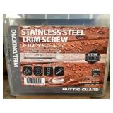 25lb Case of 2-1/2" x 9 SS Trim Screws