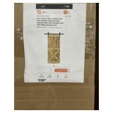 20" x 84" Solid Core Wood Bi-Fold Barn Door