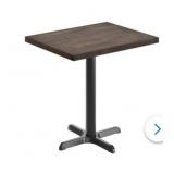 R-T-A 30" Dark Oak Square Bar Height Wood Table x2