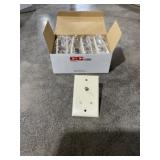 Beige Blank Co-ax Cable Adapters x 3Cases