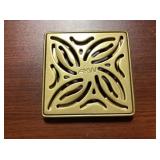 Decorative Metal Shower Drain x2