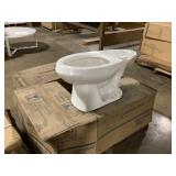 Pallet of (5) Mansfiled Elongated White Toilet Bow