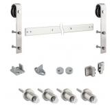 Interior Sliding Door Hardware in Nickel
