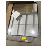 39.5" x 29.5" Round-Edge Mirror in Black x 2