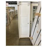 24" x 80" LH Primed 3-Panel Interior Door