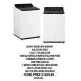 LG Smart Washer With Warranty