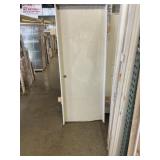 30" x 80" RH Primed Single Panel Interior Door