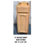12 Oak Base Cabinet