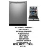 GE 24" Dishwasher With Warranty