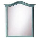 28" Framed Wall Mirror in Blue