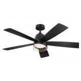 Kichlerï¿½ 52" 5-Blade Ceiling Fan in Satin Black