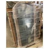 Pellaï¿½ Black Arch Top Casement Window Unit