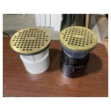 Oateyï¿½ Mixed 4" Pipe Base with Drain Cover x 2