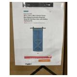 36" x 84" Mini X-Series Bi-Fold Barn Door