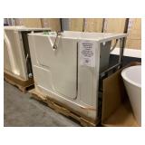 30" x 60" White Acrylic Walk in Shower - RH
