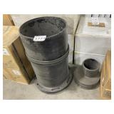 24" Long Riser with Reducer