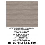 Waterproof Click Lock Vinyl Flooring x1144 SF