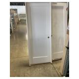 30" x 80" LH Poplar 1-Panel Interior Door