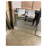 42" x 42" Gold Framed Square Wall Mirror
