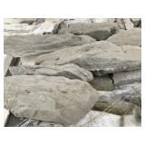(3) Pallet of Blumone Bianco Terra Flat Facestone