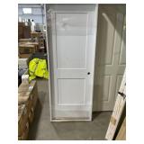 30" x 80" LH 2-Panel MDF Interior Door in White