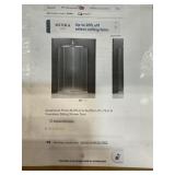 72"H Frameless Sliding Shower Door