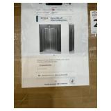 72"H Frameless Sliding Shower Door