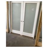 64" x 80" French Interior Door in White