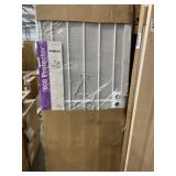 34" x 80" Reversible White Steel Security Door