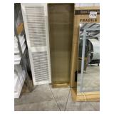 56.5" x 14" Stainless Steel Shower Niche in Gold