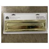 Steel Mail Slot in Brass Finish x 5