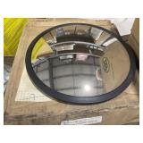 14"DIA Interior Convex Mirror w Black Frame x 4