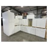 15Pc 36" Silvercreek White Shaker Kitchen