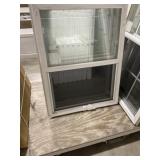 30" x 40" Single Hung Vinyl Window with Screen x 3