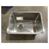 18" x 13" Undermount Single Bowl SS Sink