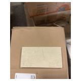 Box of 3" x 6" Beige Marble Tiles x 2 Box