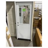 32" x 80" Steel RH Outswing Steel Ext. Door
