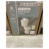 2-Piece Dual Flush Elongated Toilet in White