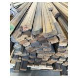 Mixed Unfinished Oak Hand Rail Base x 10 Pcs