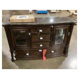 San Marino Server Hutch in Dark Brown